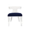 Duke Acrylic and Navy Blue Velvet Dining Chair | Fig Linens and Home