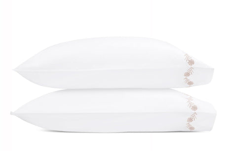 Daphne Dune Pillowcases | Matouk at Fig Linens