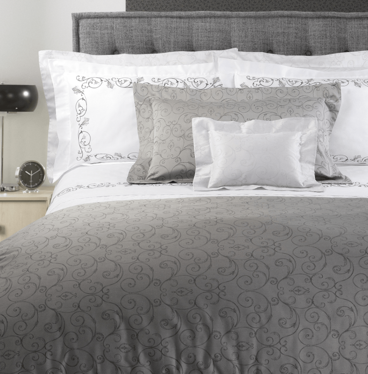 Broccato Embroidery Bedding | Dea Fine Linens