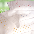 Viareggio Embroidery by Dea Linens | Dots Embroidered Bedding