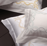 Diana Embroidery Bedding | Sheets, Duvets & Shams by Dea Fine Linens