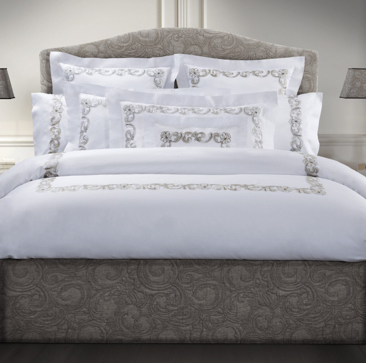 Forte dei Marmi Embroidery Bedding by Dea Linens | Fig Linens and Home