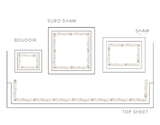 Dea Linens Graffiti Diagram of Sheet & Shams