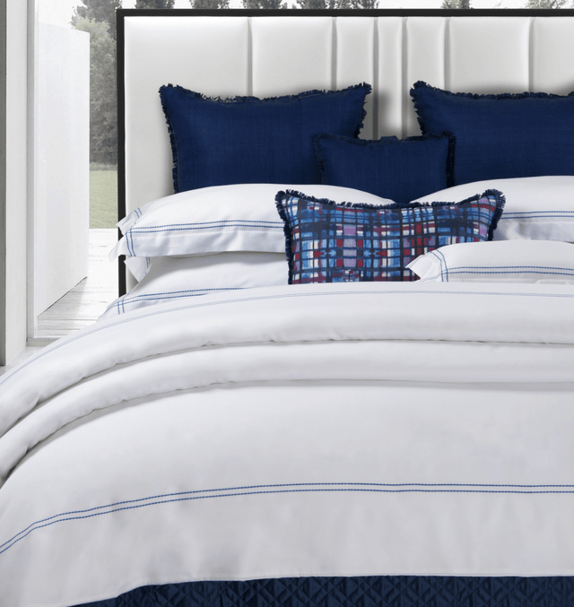 Lajatico Embroidery Bedding | Luxury bed by Dea Linens