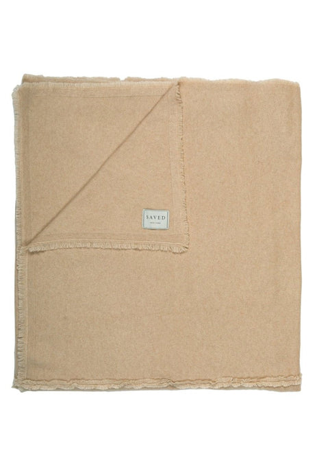 King Deck Fringe Cashmere Blanket