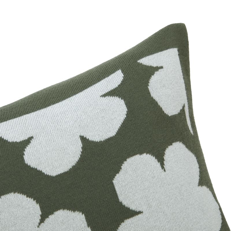 Corner K Hanadot Kaki Decorative Pillow by Kenzo Paris at Fig Linens and Home