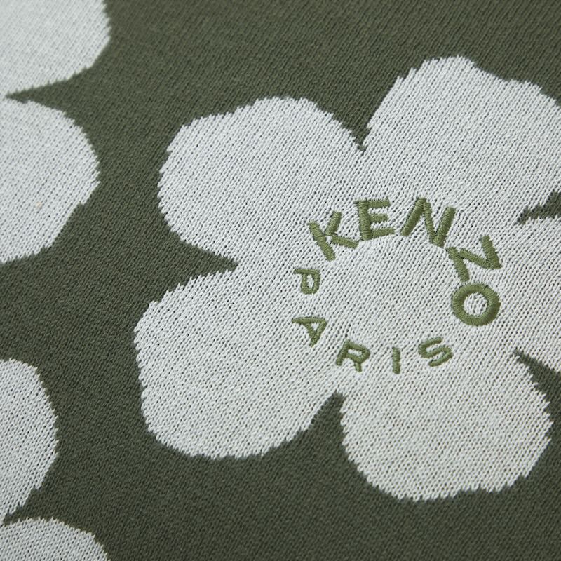 Kenzo detail K Hanadot Kaki Decorative Pillow by Kenzo Paris at Fig Linens and Home