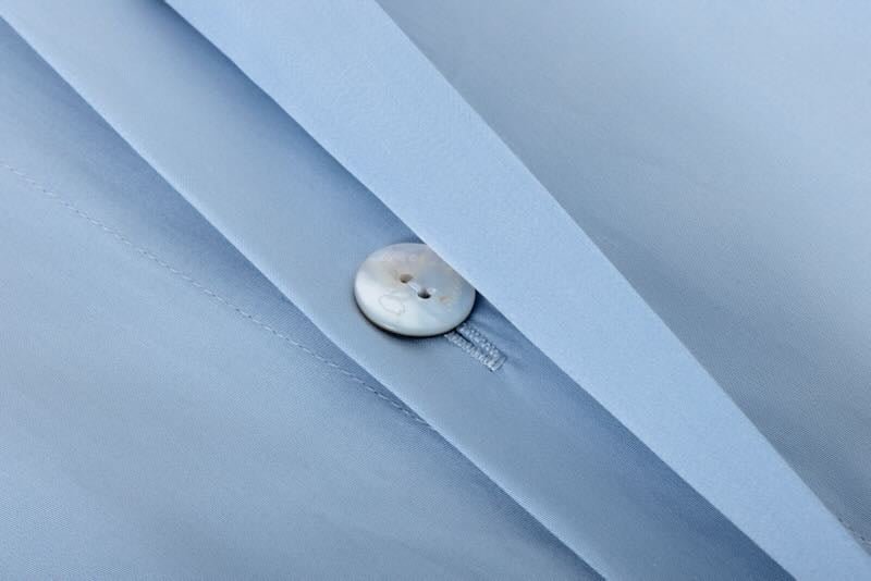 Duvet button Duvet Adagio Pastel Bedding by Yves Delorme Couture at Fig Linens and Home