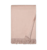 Sferra Dorsey Rose cashmere throw blanket |  Sferra Fine Linens at Fig Linens and Home