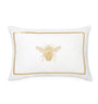 Ronzio White and Gold Decorative Pillow by Sferra | Fig Linens and Home