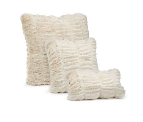 Fabulous Furs Ivory Mink Pillows