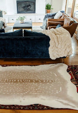 Deer Hide Rug | FAUX Animal Rugs