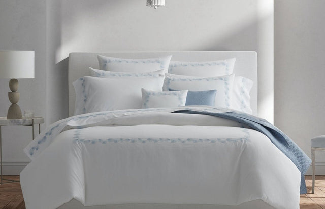 Matouk Feather Bedding - Giza Percale Duvet Covers, Sheets, Shams & Pillowcases - Fig Linens