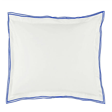 Fig Linens - Astor Cobalt Bedding by Designers Guild - Euro Sham 