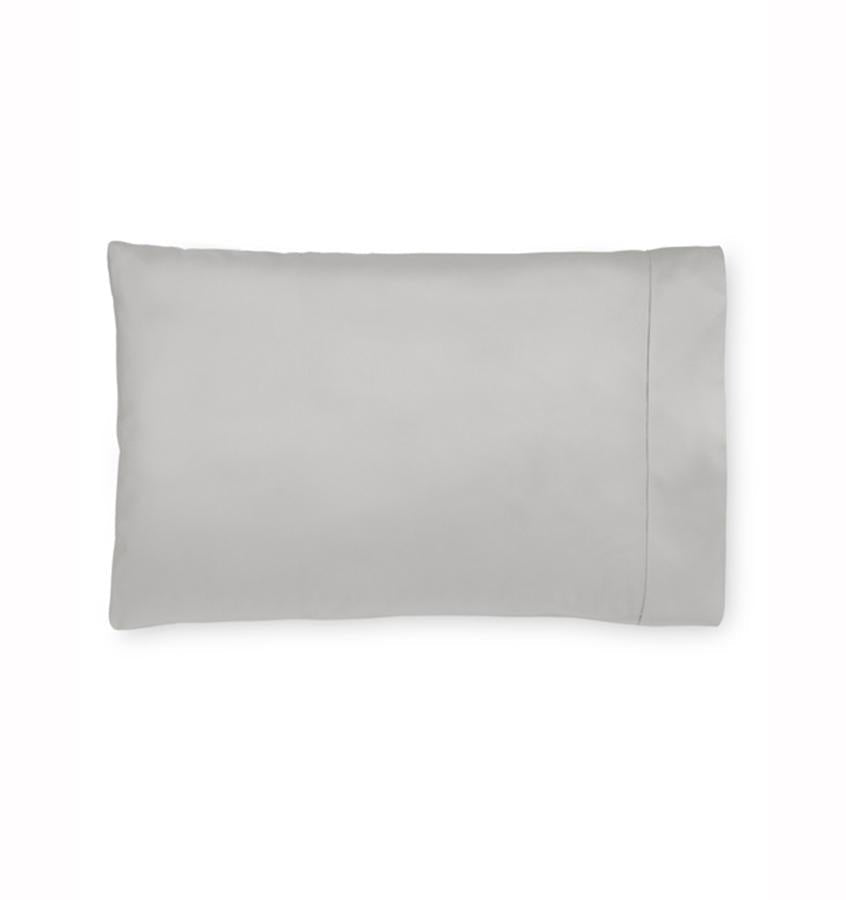 Fig Linens - Giotto Collection by Sferra - Gray pillowcase