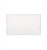 Fig Linens - Giotto Collection by Sferra - White pillowcase 