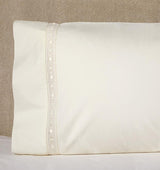 Giza 45 - Lace Bedding Collection by Sferra | Fig Linens - Ivory pillowcase