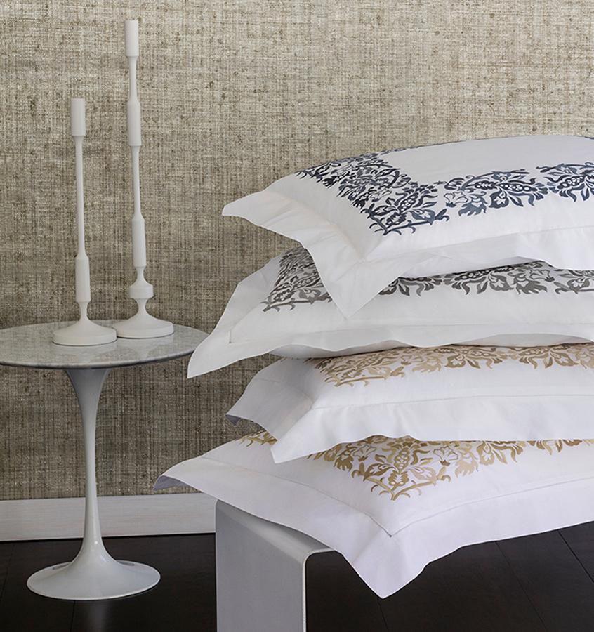 Fig Linens - Saxon Bedding Collection by Sferra - shams