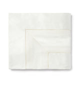 Capri Bedding Collection by Sferra | Fig Linens - Ivory flat sheet