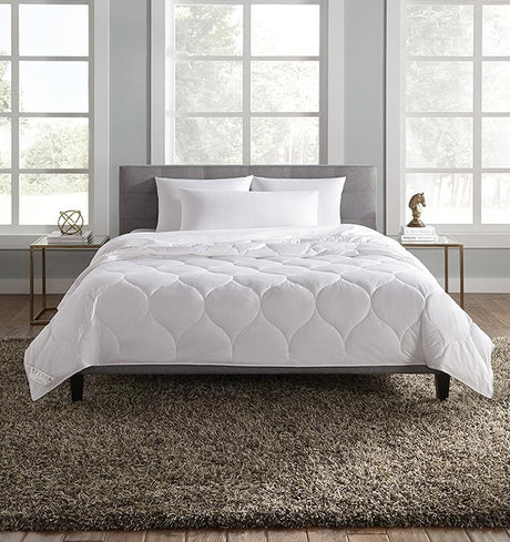 Arcadia White Duvet Blanket by Sferra | Fig Linens and Home