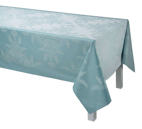 Le Jacquard Français Table Linen Syracuse Aqua  Fig Linens Blue Tablecloth 