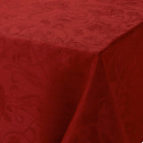 Le Jacquard Français Table Linen Tivoli in Velvet Red Fig Linens Tablecloth