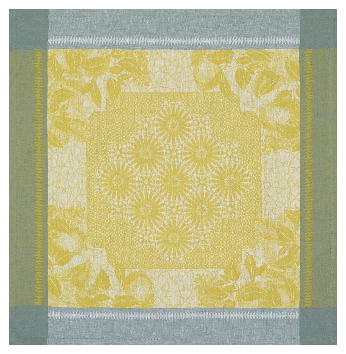 Le Jacquard Français Table Linen Jardin D'Orient Yellow Fig Linens Napkin