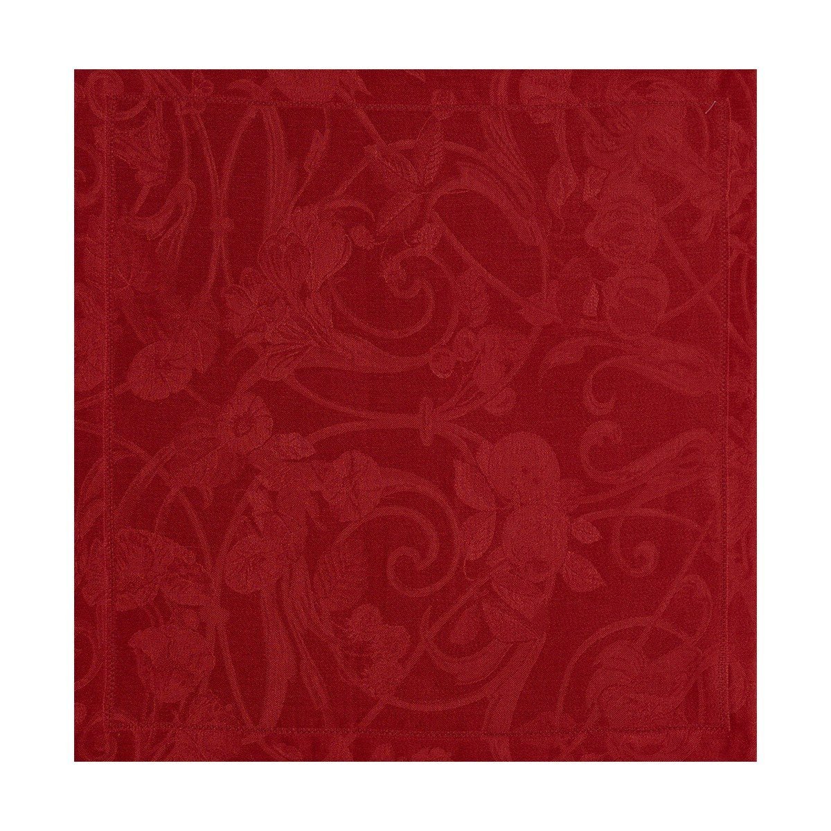 Le Jacquard Français Table Linen Tivoli in Velvet Red Fig Linens napkin