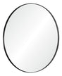 Black Nickel Round Mirror by Mirror Image Home| Fig Linens 