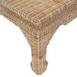 Coffee Table Leg Detail View - Guinevere Rattan Coffee Table | Worlds Away Home Decor