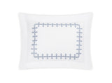 Gordian Knot Wedgwood Sham | Matouk Percale Bedding at Fig Linens and Home