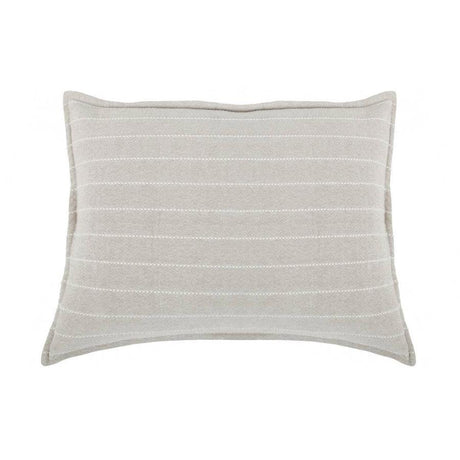 Henley Oat Big Pillow by Pom Pom at Home | Fig Linens and Home