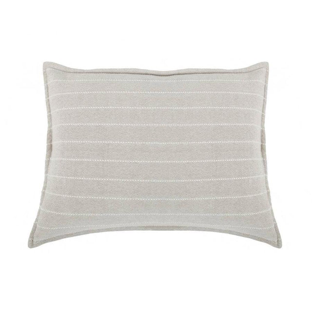 Henley Oat Big Pillow by Pom Pom at Home | Fig Linens and Home