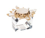 Coronet Napkin Ring in Gold & Crystal, Set of 4 in a Gift Box by Kim Seybert at Fig Linens and Home