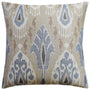 Ikat Bokhara Sand - Throw Pillow by Ryan Studio - GP and J Baker Fabric