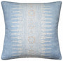 Javanese Stripe Spa Blue Decorative Pillow - Ryan Studio Throw Pillow in Thibaut Fabrics Anna French