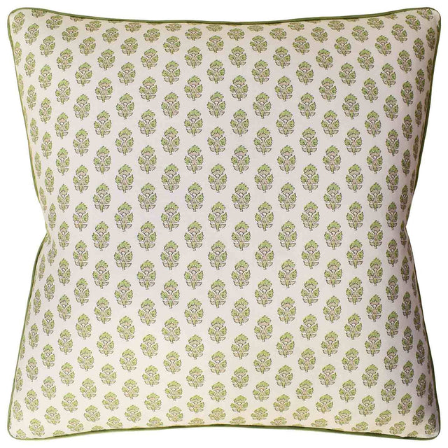 Julian Green Beige - Throw Pillow by Ryan Studio