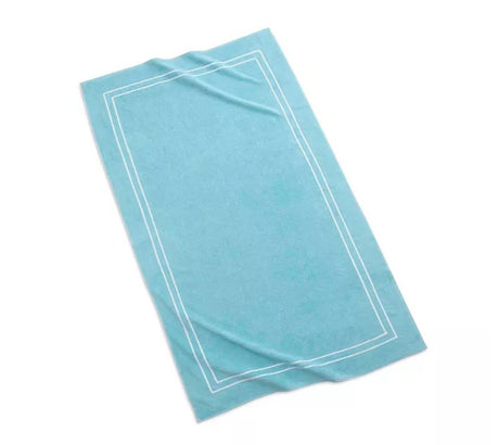 Amalfi Light Blue Beach Towels | Kassatex at Fig Linens