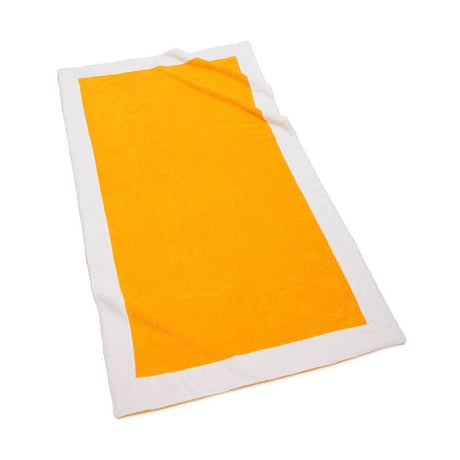 Capri Lemon Yellow Beach Towels | Kassatex at Fig Linens and Home