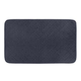 Kassatex Diamond Quilt Navy Tubmat | Fig Linens and Home