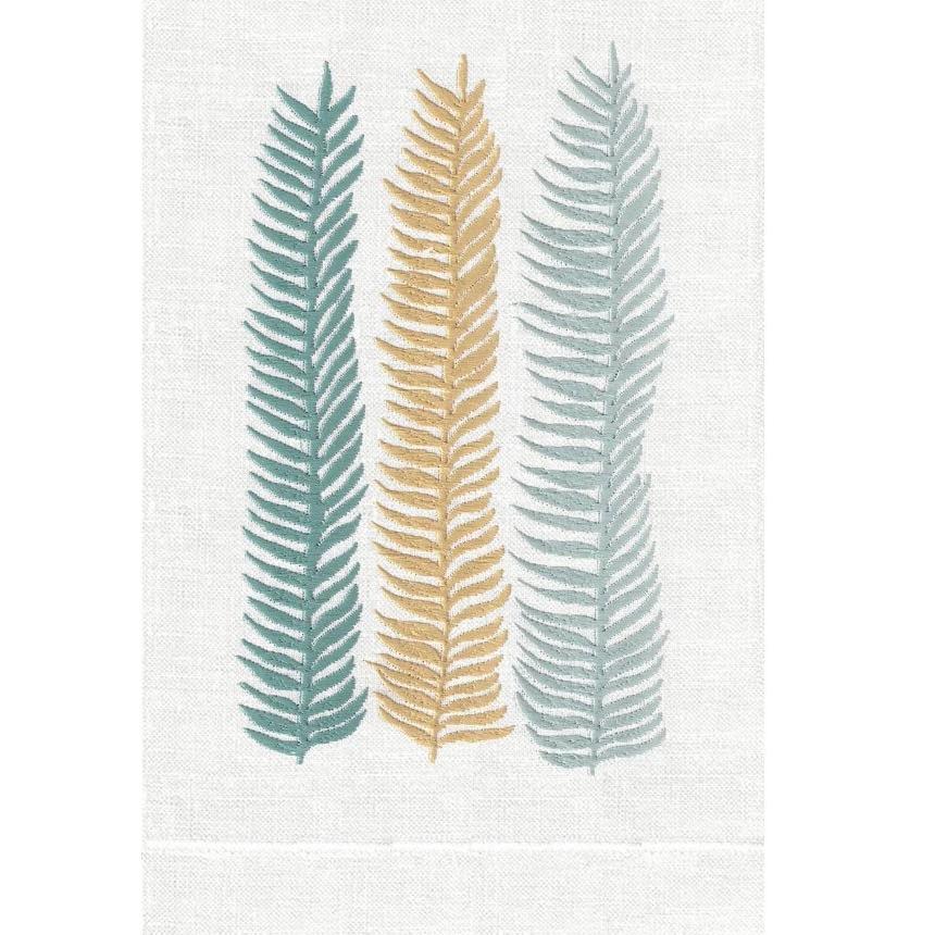 Palm Kelp Linen Guest Towels | Fig Linens and Home