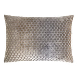 kevin o'brien dots coyote velvet pillow