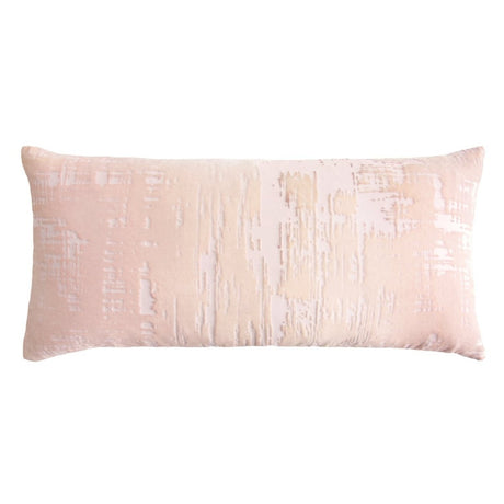 Brush Stroke Blush Velvet Pillows by Kevin O'Brien Studio