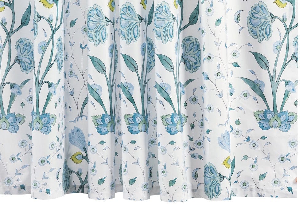 Khilana Blue Shower Curtain by Matouk Schumacher | Fig Linens