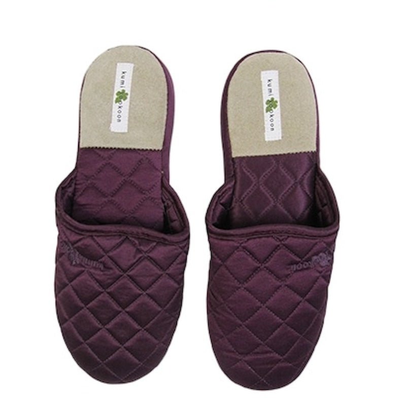 Kumi Kookoon Quilted Silk Slippers