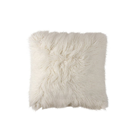 Coco White Faux Fur Decorative Pillow by Lili Alessandra | Fig Linens