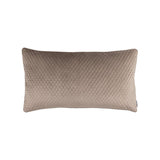 Fig Linens - Valentina Buff Quilted Large Rectangle Pillow by Lili Alessandra 