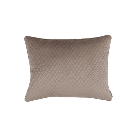 Fig Linens - Valentina Buff Quilted Standard Pillow by Lili Alessandra 