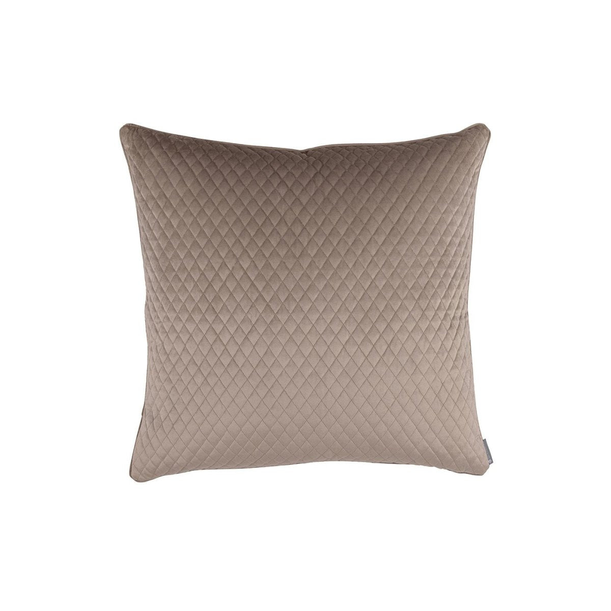 Fig Linens - Valentina Buff Quilted Euro Pillow by Lili Alessandra 