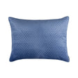 Valentina Azure Quilted Luxe Euro Pillow by Lili Alessandra